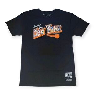 Mitchell & Ness New York Knicks Greetings From New York Tee Shirt Black Men's L